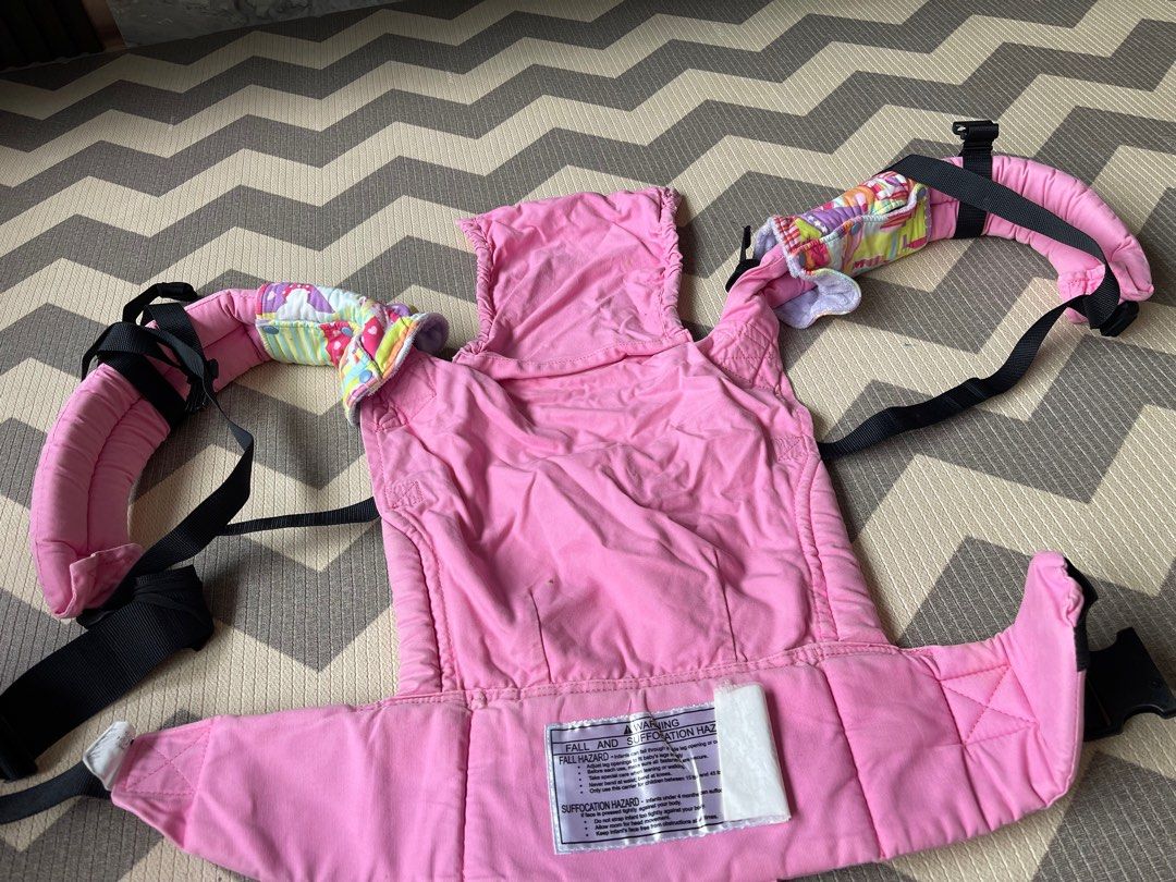 Pink Tula baby carrier, Babies Kids, Going Out, Carriers