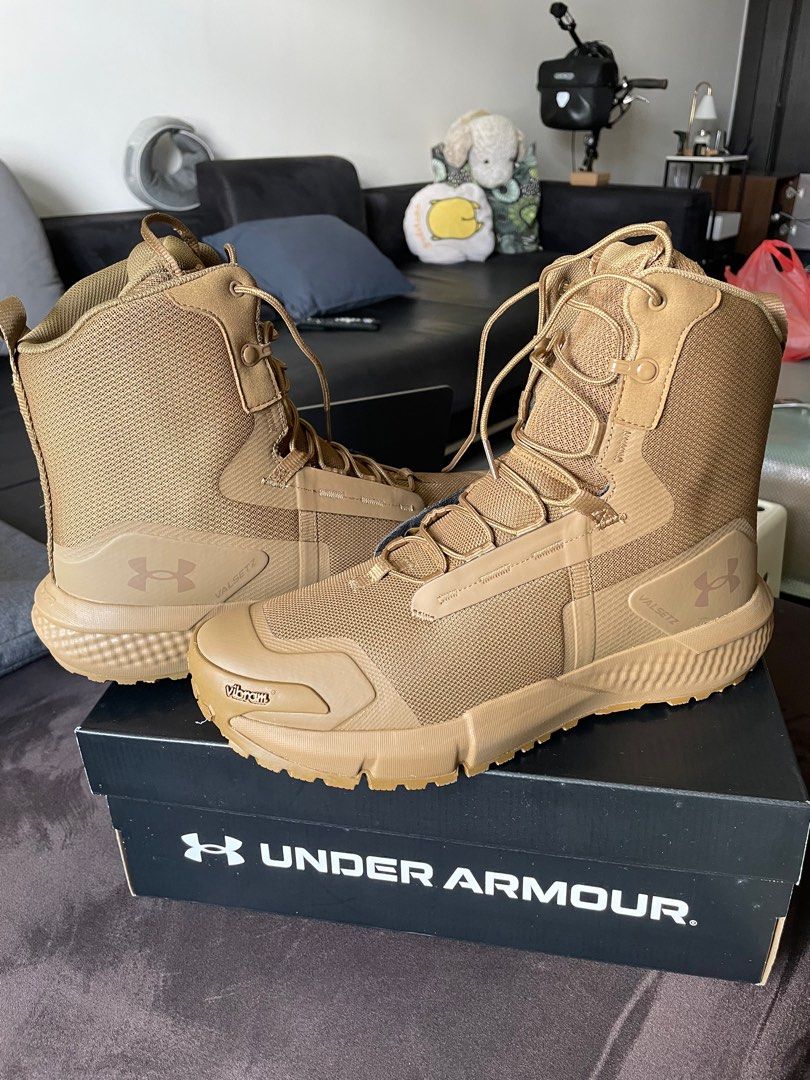 Under Armour Charged Valsetz Boots Tactical Hiking Casual Rucking Men s Fashion Footwear Boots on Carousell