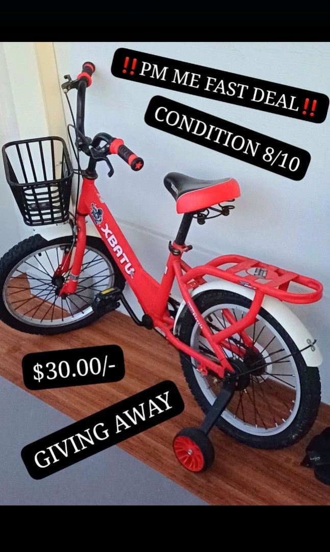USED KIDS BICYCLE Sports Equipment Bicycles Parts Bicycles on Carousell