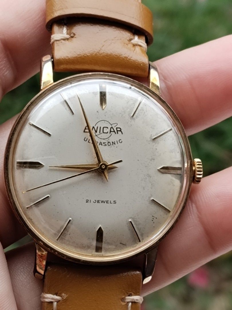 Used Vintage Enicar Ultrasonic 21 Jewels 69