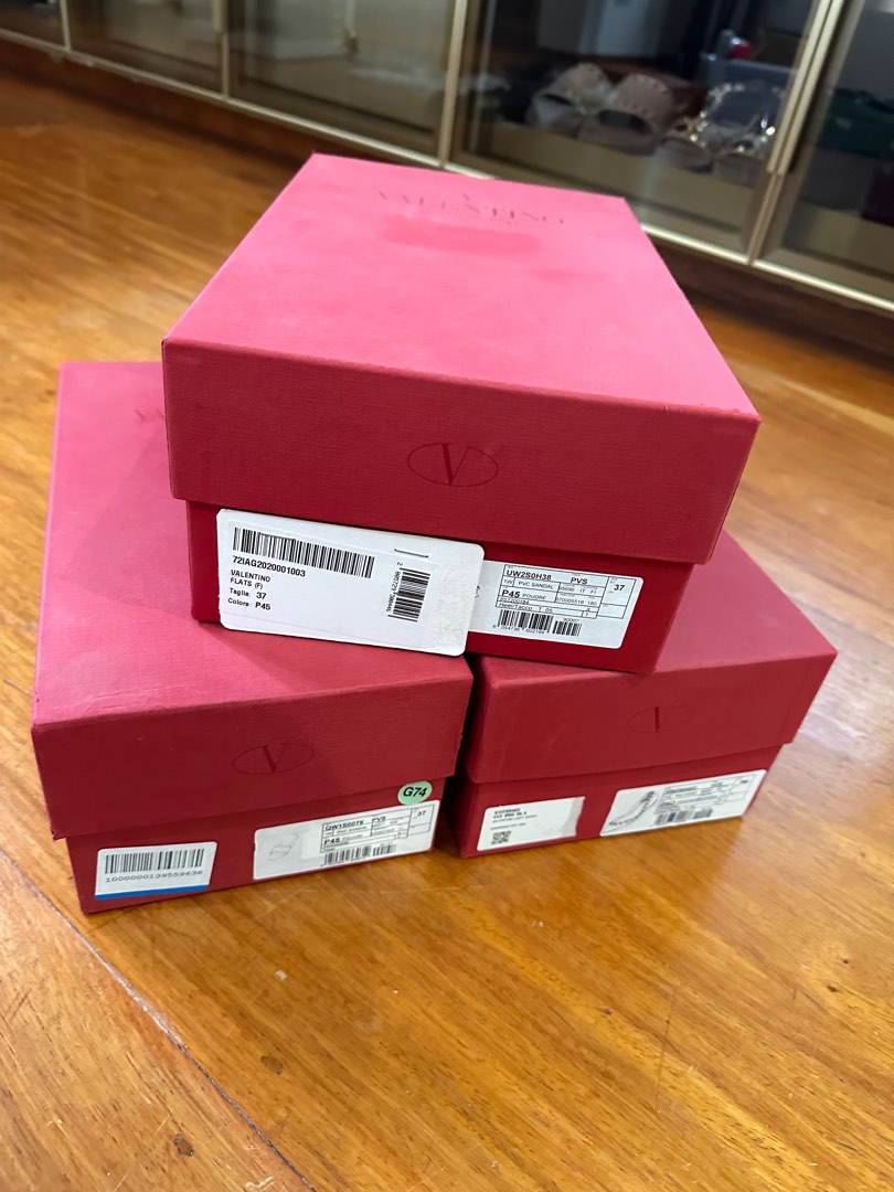 Valentino shoe box for sale on sale