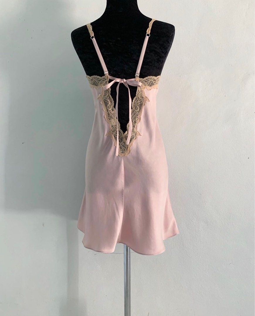strapless open back dress Pink Ivy Garden Dress Teuta Matoshi
