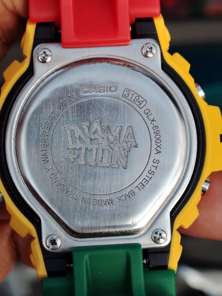 Vintage G-Shock GLX-6900XA Rare Rasta In4mation, Men's Fashion