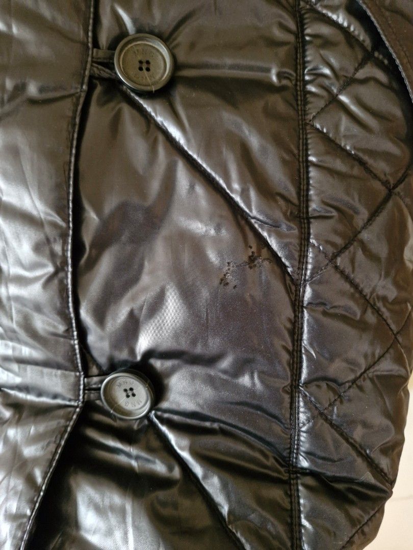 Winter Jacket (Category: Coats, Jackets and Outerwear) located in Singapore. Submitted by trustyworker (Listing ID 1333729521, Image 8). Description: mango winter jacket. never worn before and completely new with 2 tone colour. bought on impulse as it was too small for me and I was unable to lose weight after that. made a mistake in storage and there are small holes in the jacket as indicated in the photos. given this the price is lowered signifi