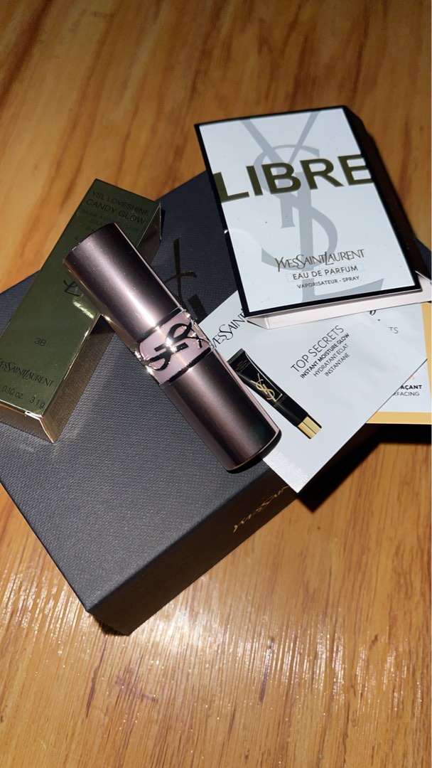 YSL LOVESHINE CANDY GLOW - 3B Rosewood Blush, Beauty & Personal Care ...