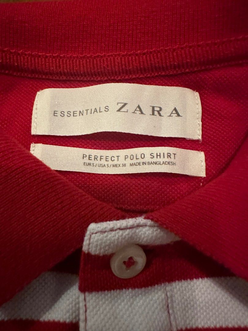Zara Red Stripes Polo Shirt (Category: Tshirts & Polo Shirts ) located in Manila. Submitted by treasure_dept (Listing ID 1334194548, Image 3). Description: .