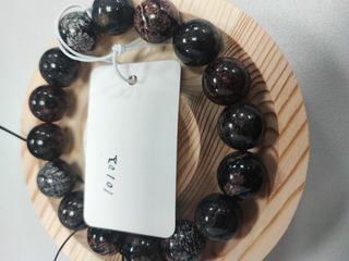 雪花黑曜石手串64206603203841110