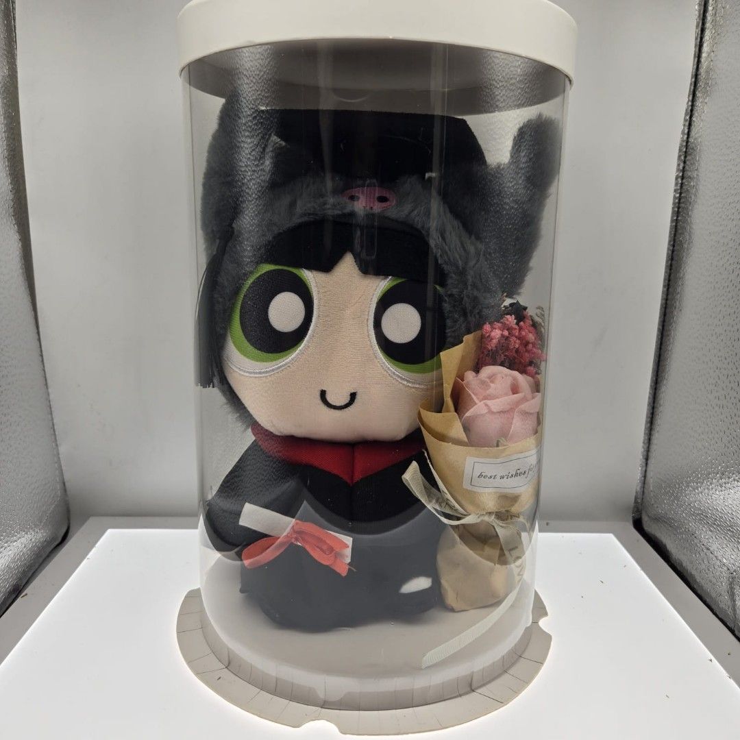 全新現貨 畢業公仔 ＃飛天小女警＃The Powerpuff Girls＃毛毛#Buttercup 畢業公仔花束 畢業花束 禮物 畢業胞 畢業 ...