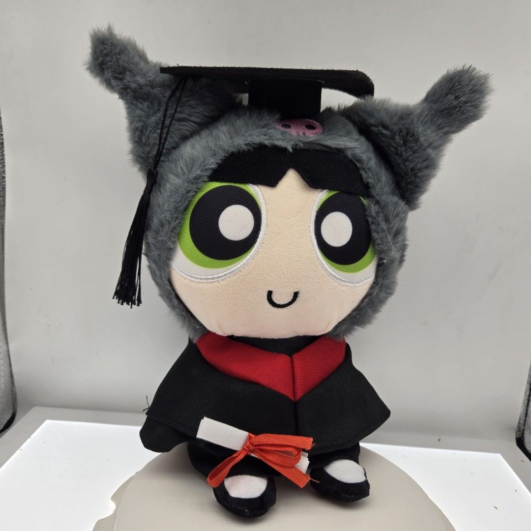 全新現貨 畢業公仔 ＃飛天小女警＃The Powerpuff Girls＃毛毛#Buttercup 畢業公仔花束 畢業花束 禮物 畢業胞 畢業 ...