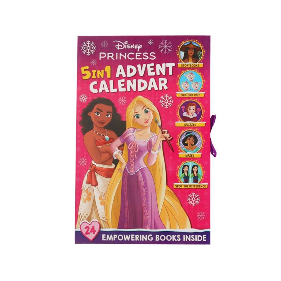 兒童聖誕倒數禮物 ️Disney Princess: 5 in 1 Advent Calendar story book 迪士尼公主聖誕倒數
