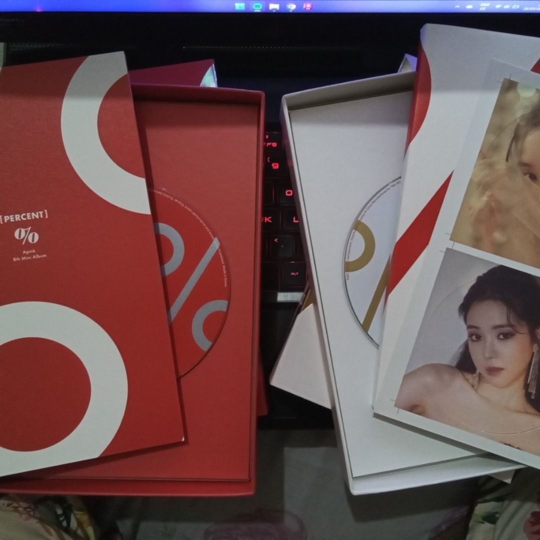 [REPOSTING] Apink Stuff (Category: K-Wave Merchandise) located in Manila. Submitted by justurtles (Listing ID 1339112511, Image 2). Description: [05/2025: BIRTHMONTH SALE] Inclusions: 2 Percent album with Naeun message card 1 set of Pink Revolution puzzle photocards 1 Bomi Pink Revolution photocard (Taiwan Press) 2 Bomi Percent POB photocards 1 Bomi Percent transparent photocard 1 Bomi FM photocard 2 Bomi FM scratch photocards 1 Bomi 2018 Asia to