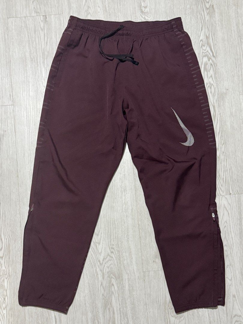 Maroon nike track pants online