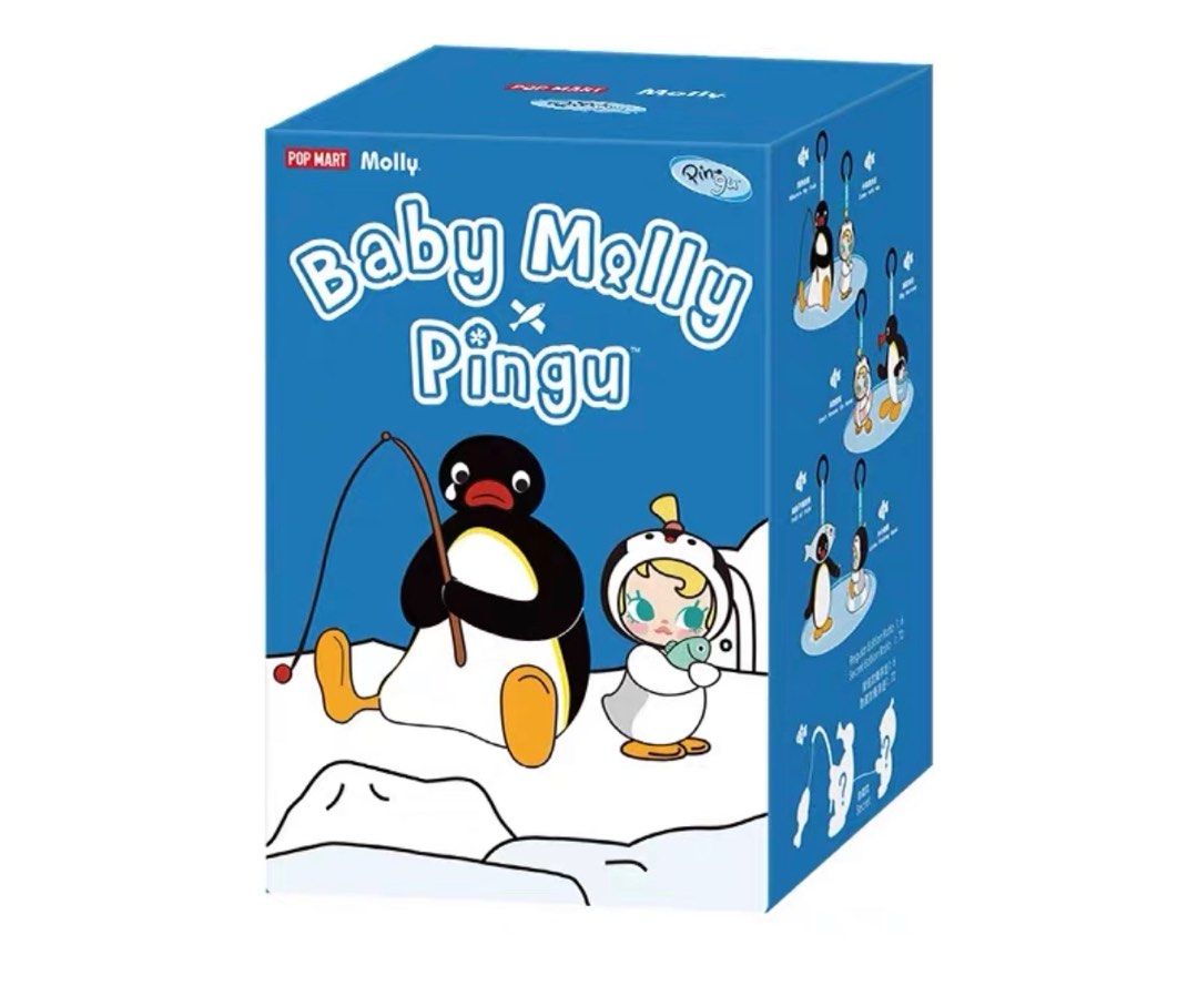 BABY MOLLY X PINGU SERIES POPMART HAPPY FISHING SERIES/ FULL SET