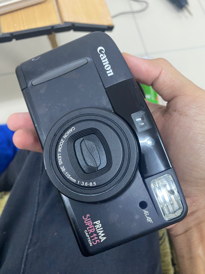 CANON PRIMA SUPER 115 caption film camera, Photography, Cameras on ...