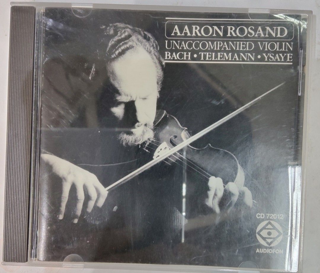 Aaron Rosand Unaccompanied Violin CD アーロン・ローザンドによる無