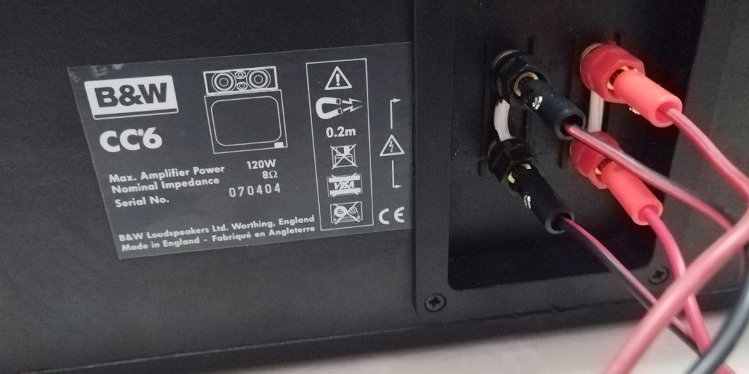 center speaker bowers and wilkins (Category: Soundbars, Speakers & Amplifiers) located in Dasmarinas. Submitted by roofup28 (Listing ID 1339030077, Image 1). Description: bowers and wilkins made in england sa uk ko po binili eto inuwi ko lang dto sa pinas,pm or dm lang po pra ma send ko un video nya ng sound,neg pa po.