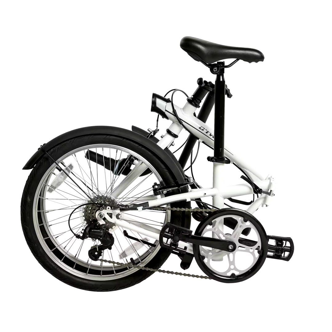 Folding Bike Tilt 120 White 20 inch Decathlon Sports Equipment Bicycles Parts Bicycles on Carousell