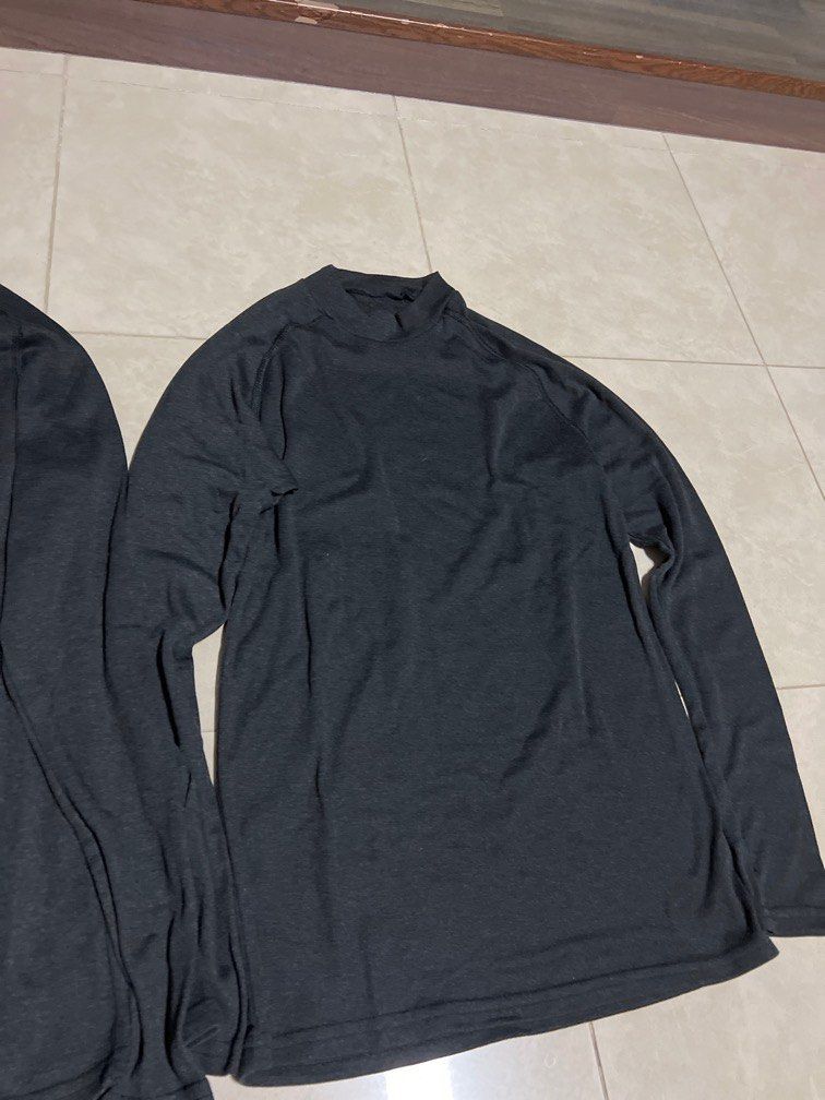 Heatech (Category: Sleep and Loungewear) located in Singapore. Submitted by jeffreychow (Listing ID 1339118439, Image 3). Description: As shown from photos. Size L. Pls collect from my blk below. 2 piece for the price of $10.