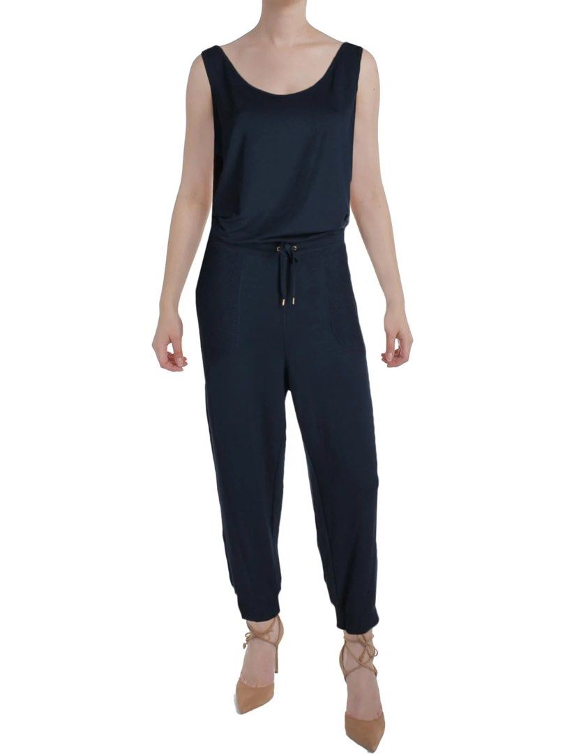 H M Jumpsuit Navy Women s Fashion Dresses Sets Jumpsuits on Carousell
