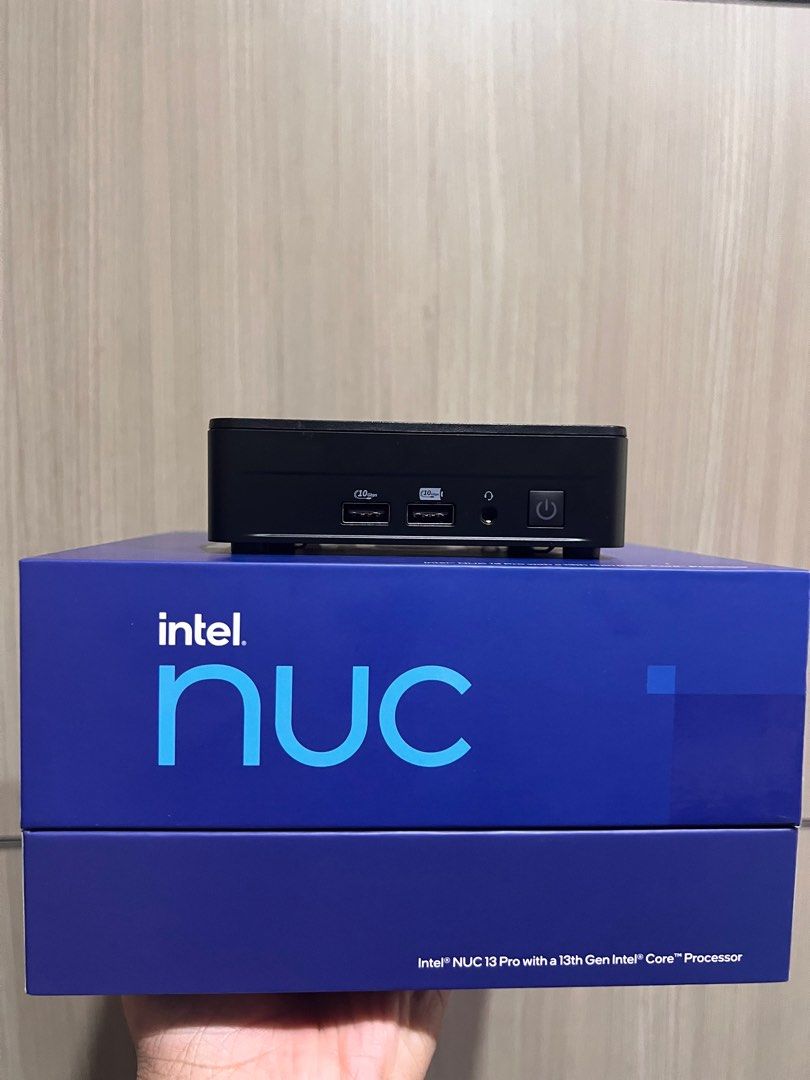 Intel NUC i5 13th Gen Mini PC Intel Core i5-1340P (Category: Desktops) located in Mandaluyong City. Submitted by l2ayne (Listing ID 1338995946, Image 1). Description: Intel NUC i5 13th Gen Mini PC Intel Core i5-1340P (13th Gen) Processor 8GB DDR4 Memory 256GB NVME Integrated Graphics Integrated LAN Ethernet Connection Integrated Wireless Integrated Bluetooth Good as Brand New Tested No Issues My Price 20k only Store Price 30k Accept LBC / Lalamov