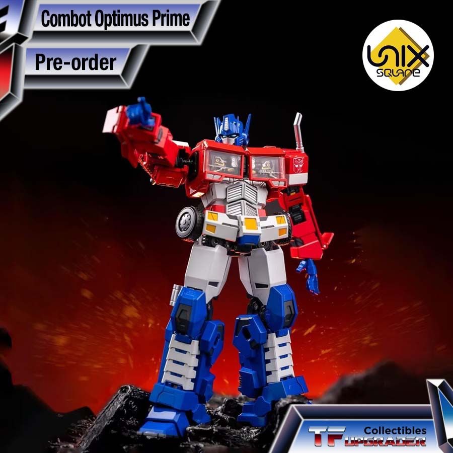 [Jun 2025] Unix Square Transformers Combot Optimus Prime Action Figure ...