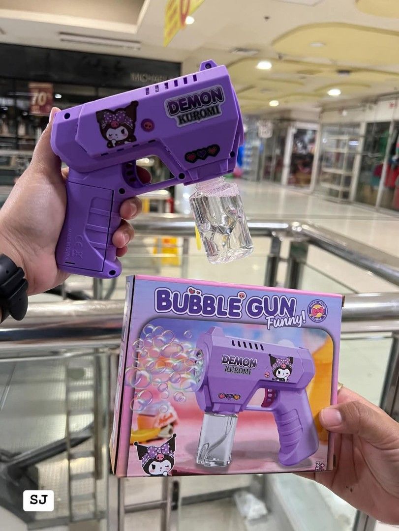 Kuromi Blaster Bubble Gun (Category: Action & Battle Toys) located in Caloocan City. Submitted by onlineshoppersph (Listing ID 1339142306, Image 3). Description: ✅100% Brand New ✅Good Quality Cash On Deliver - Metro Manila - Delivery Fee/Handling Fee shouldered by BUYERS - DF/HF depends on BUYERS Location Thank You.