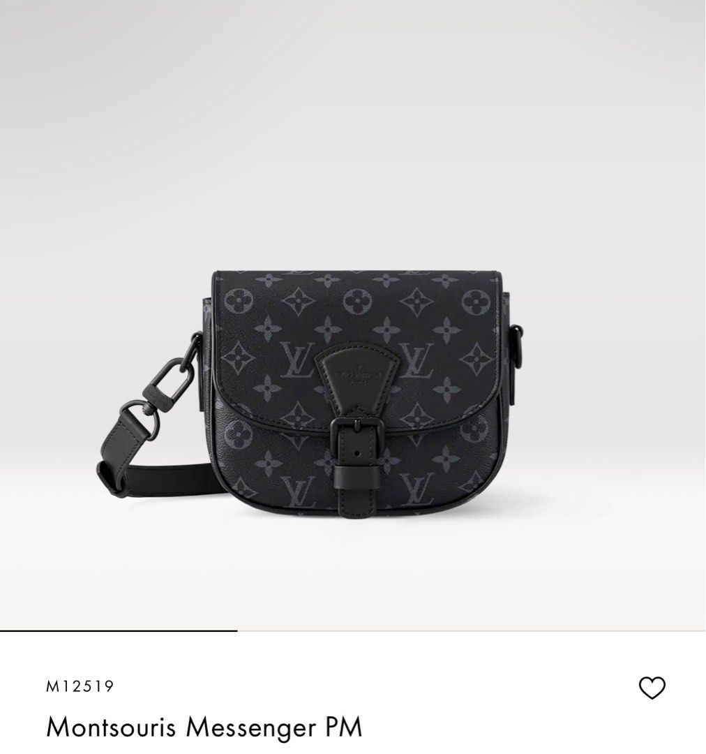 Louis Vuitton Montsouris Messenger PM Bag for Men Unisex Luxury Bags Wallets on Carousell