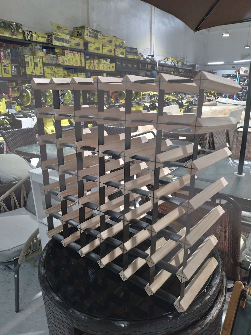 New Arrival! 36 Bottle Wine Rack (Category: Wine Cellar & Storage) located in Muntinlupa City. Submitted by aussie.surplustore (Listing ID 1339022572, Image 2). Description: New Arrival! 36 Bottle Wine Rack Surplus from Australia We are available online and thru our physical store located at: 👉MUNTINLUPA For more info direct message or call me: ➡️Salestaff: JANINE ➡️Number: 0948 098 5387.