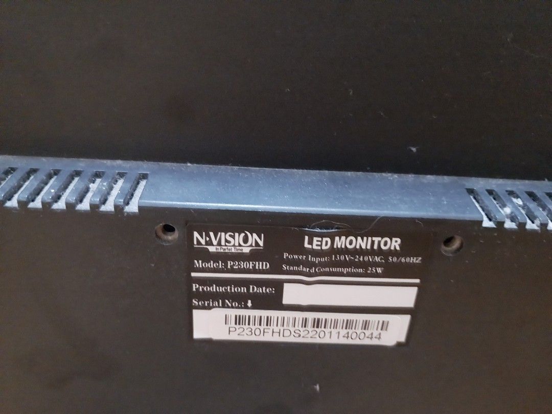 N-VISION Monitor computer (Category: Monitor Screens) located in Manila. Submitted by eunnie.shop83 (Listing ID 1339142434, Image 3). Description: 📍wts lfb M-VISION computer desktop✨️ 🪧Used with care💖 🪧Bought at 2022 srp at 4k+ 🪧Little bit dusty needs cleaning🥹 🪧MOD: Jnt or lalamove! MOP: Gcash!.