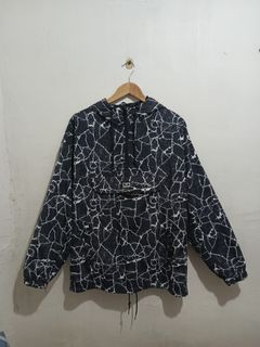 Obey concrete anorak top