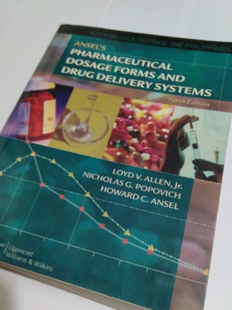 Pharmacy Books (read description below; negotiable price) (Category: Textbooks) located in San Antonio. Submitted by croozy (Listing ID 1339095049, Image 2). Description: Pharmacy Books for only 350 pesos each! Location: Nueva Ecija 💊 Ansel's Pharmaceutical Dosage Forms and Drug Delivery Systems 9th Edition by Loyd V. Allen, Jr., Nicholas G. Popovich, & Howard C. Ansel 💊 Applied Biopharmaceutics & Pharmacokinetics 6th Edition by Leon Shargel, S