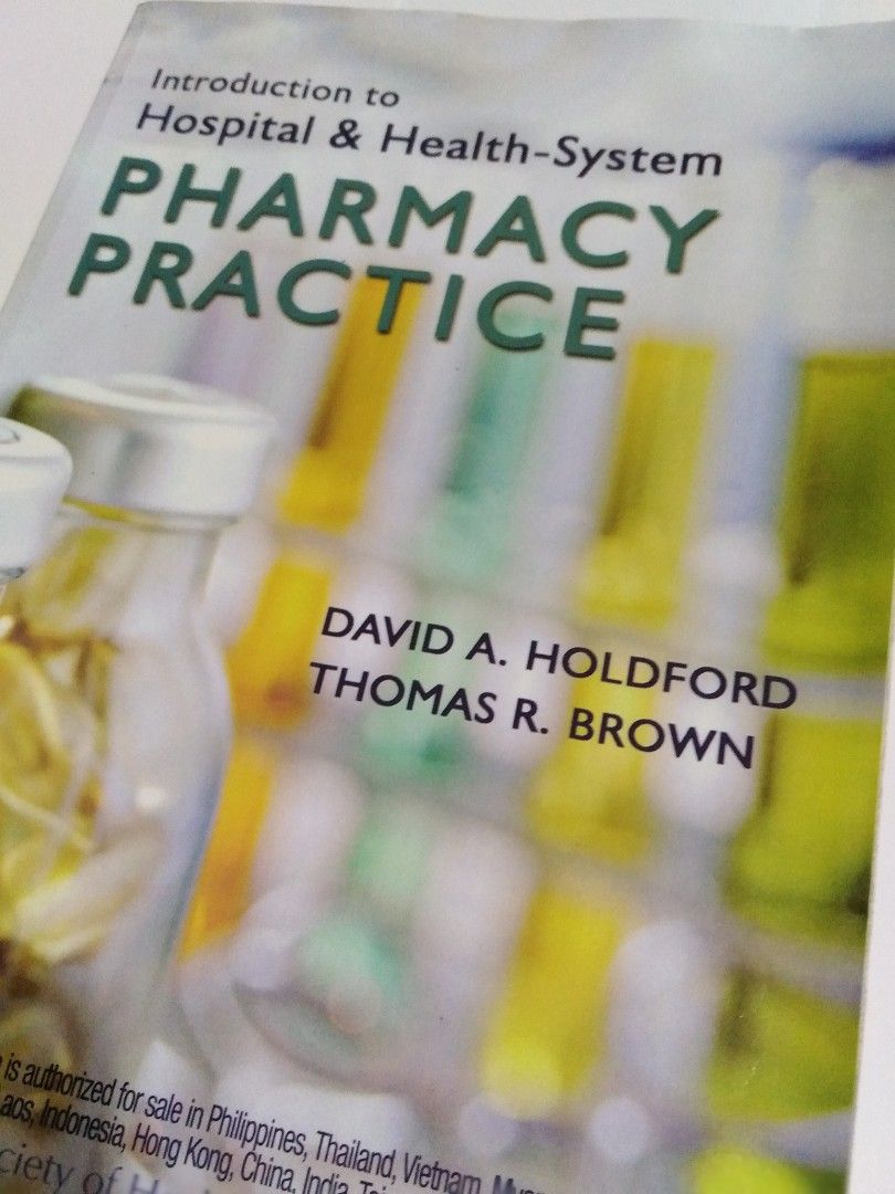 Pharmacy Books (read description below) (Category: Textbooks) located in San Antonio. Submitted by croozy (Listing ID 1339103745, Image 2). Description: Pharmacy Books for only 250 pesos each! Location: Nueva Ecija 💊 Introduction to Hospital and Health-System Pharmacy Practice by David A. Holdford & Thomas R. Brown 💊 Hugo & Russell's Pharmaceutical Microbiology 8th Edition by Stephen P. Denyer, Norman Hodges, Sean P. Gorman, Brendan F. Gilmore 