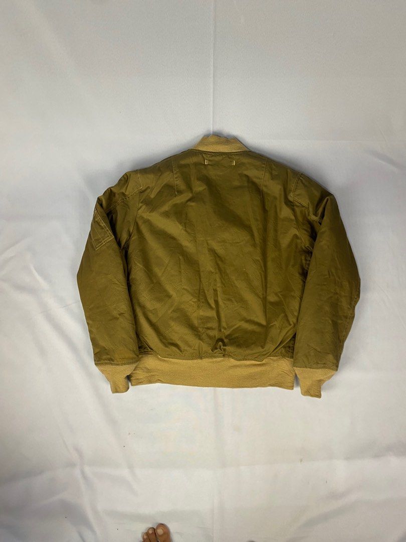 Pherrow’s Japan B-15 A Mod Ventile Fabric Jacket (Category: Coats, Jackets and Outerwear) located in Roxas City. Submitted by fadesandpatinas (Listing ID 1339105379, Image 2). Description: Pherrow’s Japan B-15 A Mod Ventile Fabric Jacket Tagged as 38 Best fits medium Measurements : Pit to pit - 22.5” Length - 25” Shoulder - 17” Sleeve - 24.2” The sheet-like down “THINDOWN” made in Italy is used as the inner material, and the surface is made of wa
