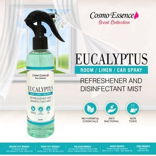 REFRESHENERS AND DISINFECTANT MIST [EUCALYPTUS] 250ML