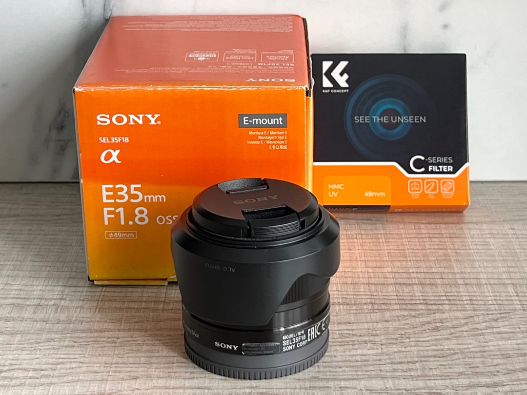 Sony E 35mm F1.8 OSS Lens for Sony APS-C camera, Photography, Lens ...