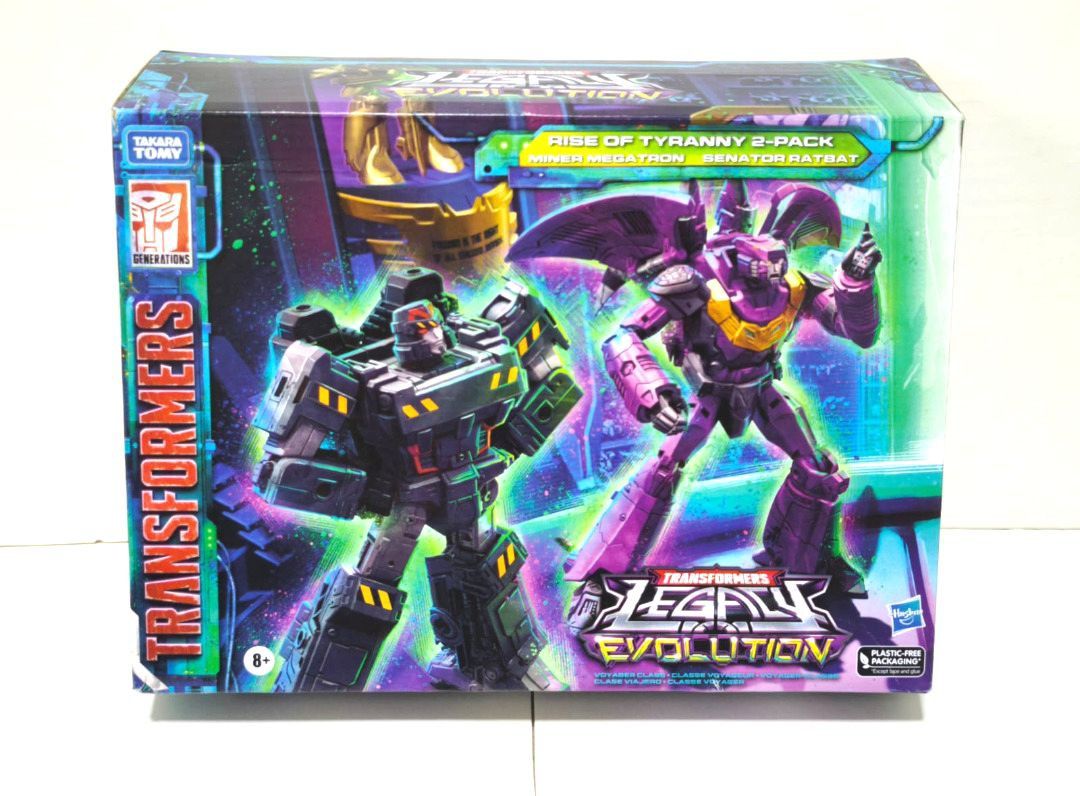 Transformers Legacy Evolution Rise of Tyranny Miner Megatron & Senator Ratbat - Giftset Transformers Legacy Evolution Rise of Tyranny Miner Megatron & Senator Ratbat - Giftset