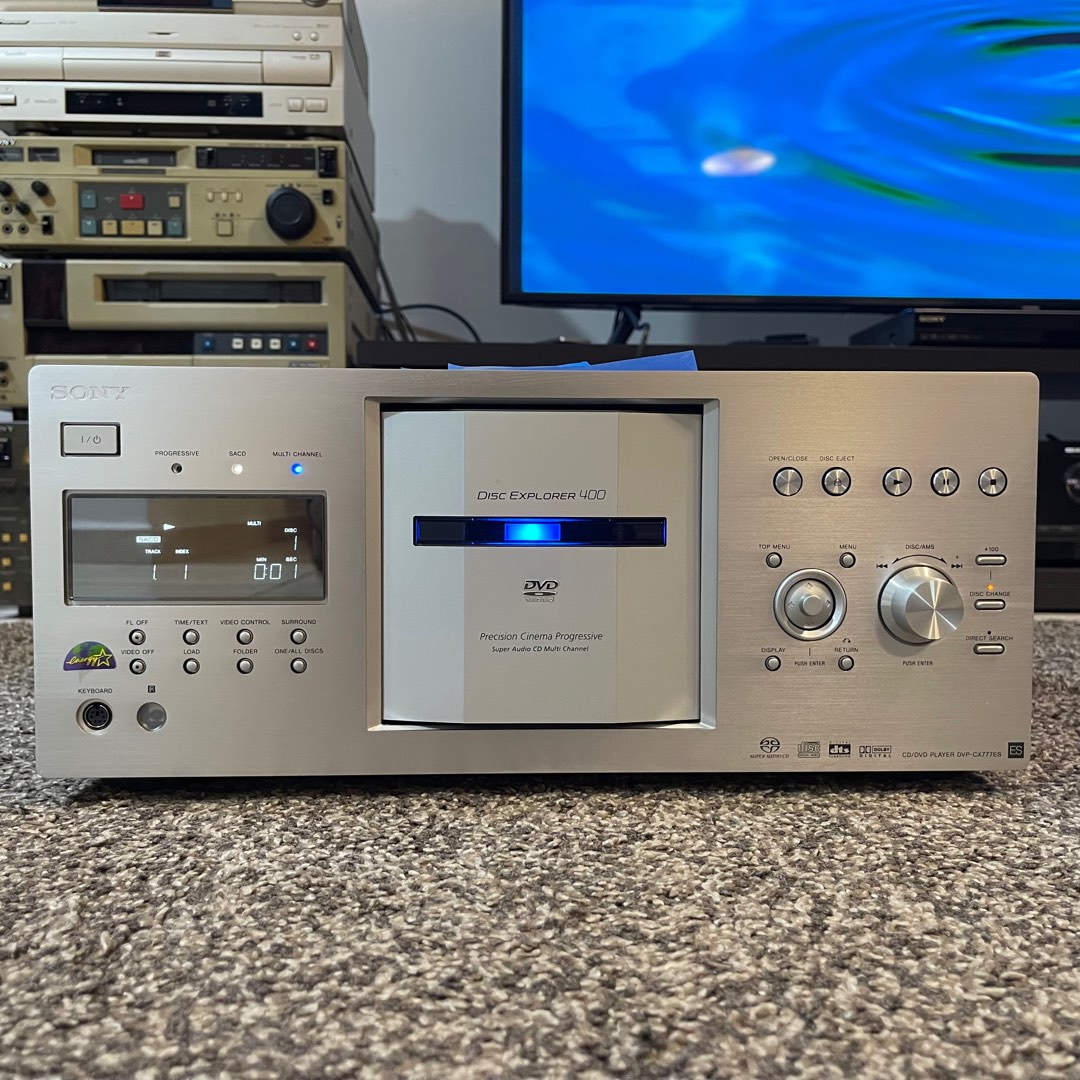 UNIQUE SONY CD/DVD PLAYER DVP-Cx777ES SACD SUPER AUDIO CD PLAYER, Audio ...