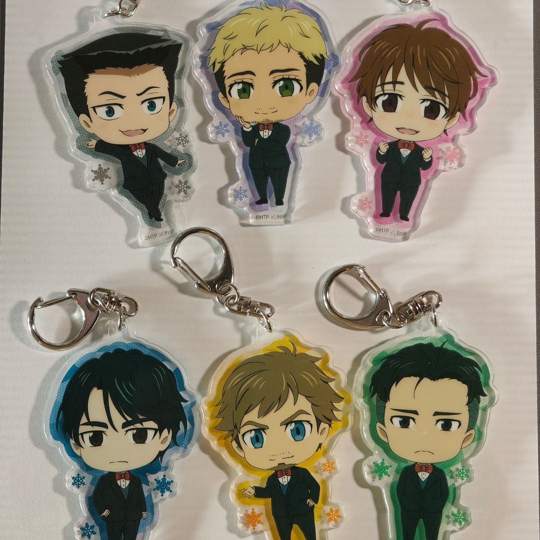 正版 ユーリ!!! on ICE yuri on ice Yuri!!!on ice 冰上的尤里 吊飾 動漫周邊 盒玩