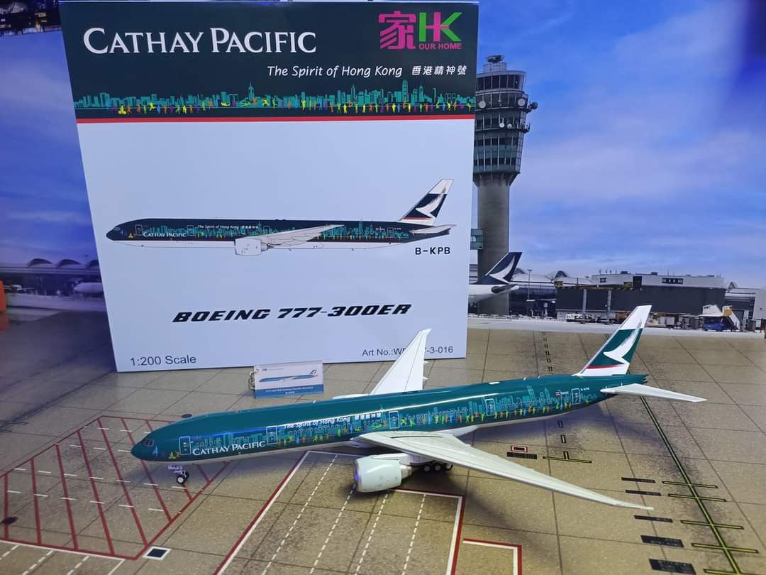 1:200 國泰航空第二代香港精神号彩繪Cathay Pacific “The Spirit of