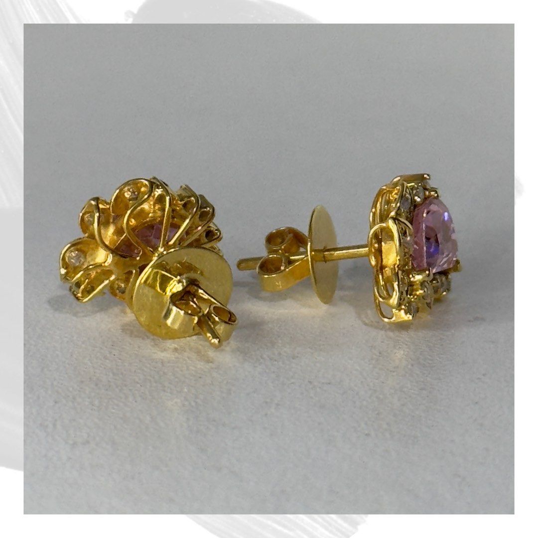 Vintage diamond earrings outlet