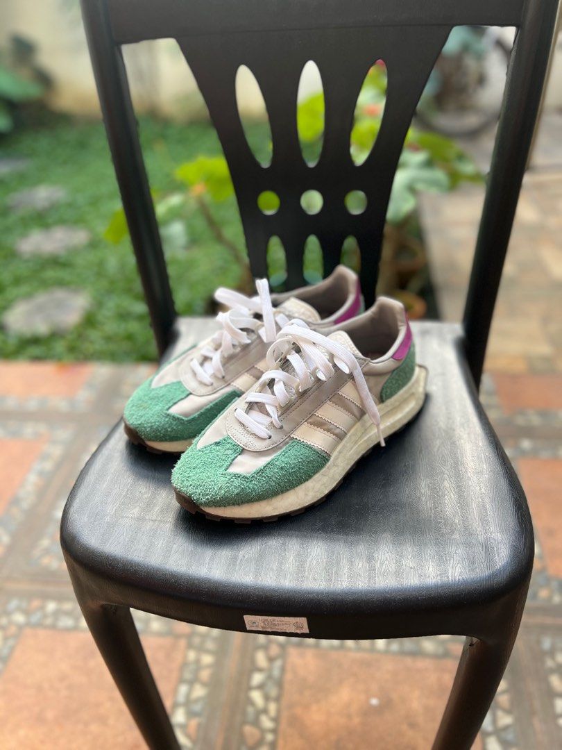 adidas Retropy E5 Shoes FOR SALE (Category: Sneakers) located in Quezon City. Submitted by lokasm (Listing ID 1334399350, Image 3). Description: -= CLOSET CLEAN UP =- adidas Retropy E5 US 8 Barely used it. Shipping will be at your expense..