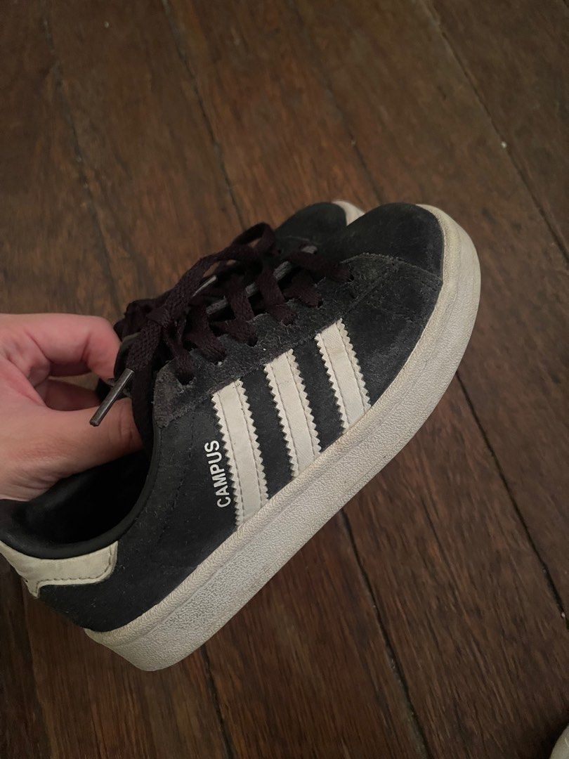 Adidas sneakers kids (Category: Babies & Kids Fashion) located in Manila. Submitted by declutterfindss (Listing ID 1334457085, Image 2). Description: Authentic Adidas campus Size 11k (fits 4-6yrs old) Last price already will not reply to low ballers Sf c/o buyer MOP Gcash or Bpi.