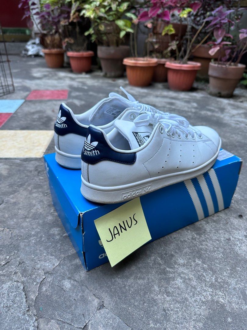 Adidas Stan Smith navy blue sz9 Men s Fashion Footwear Sneakers on Carousell