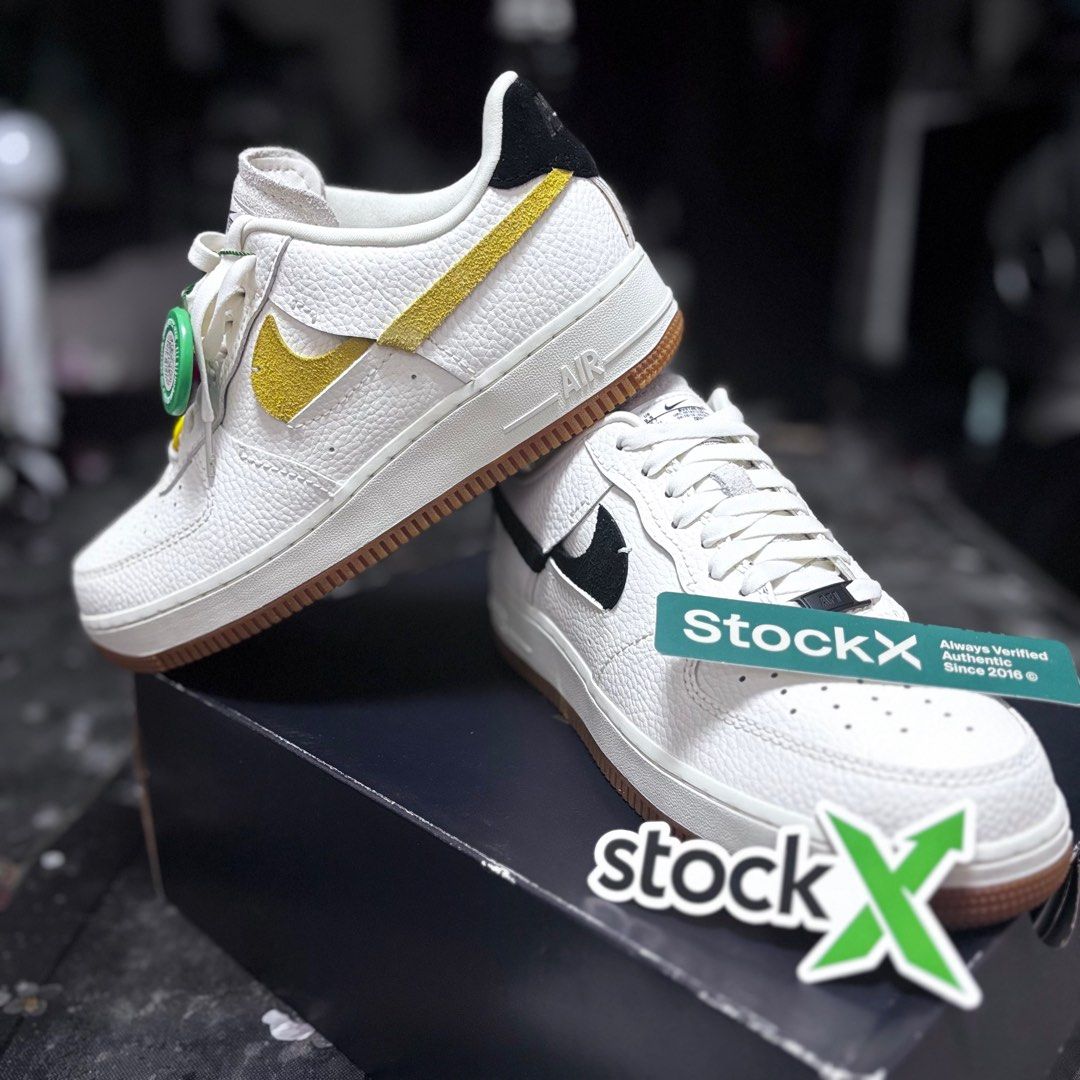 Nike air force 1 vandalized sail chrome yellow sales