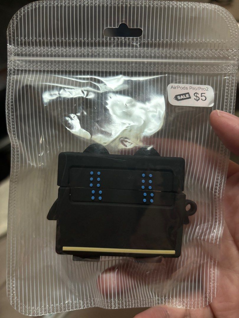 Apple AirPods Pro 1 and 2 case Black robot (Category: Earphones) located in Quezon City. Submitted by sylviafindsph (Listing ID 1334512975, Image 3). Description: CONDITION: 🤖Brand new 🤖Purchased from USA Reminders: 📎 Please manage your expectations for used/vintage items. 📎 Prices listed are final. However we offer additional discount or freebies for multiple purchases. 📎 Shipping care of buyer. 📎 All items no return no exchange SHIPPING: 