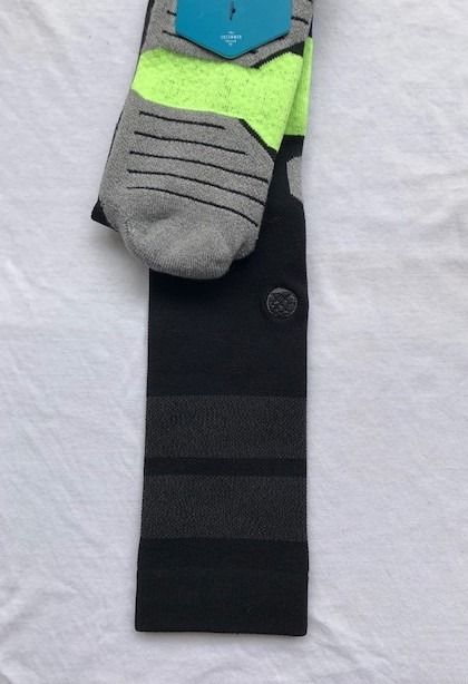 Authentic Stance Fusion Golf Men's Socks Size Large (Category: Socks) located in Paranaque City. Submitted by vanitelab (Listing ID 1334433064, Image 2). Description: Authentic and Brand-new STANCE Fusion Golf Socks Product Description: Breathable Performance Mesh Advanced Moisture Management Left / Right Engineered Arch Support Crew Height Medium Cushion Active Secure Support Sock Size: Large 9-12 Length of socks: 8.3 inches from toe to heel, 8.