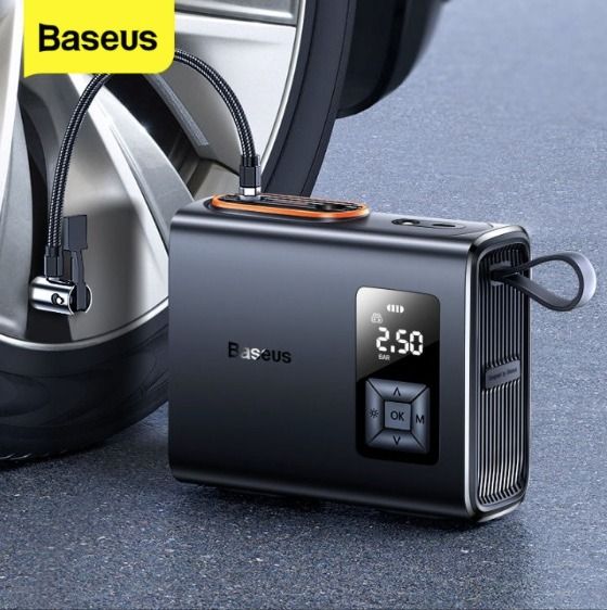 Baseus Tire Inflator (TWIN CYLINDER High Speed)Portable Air