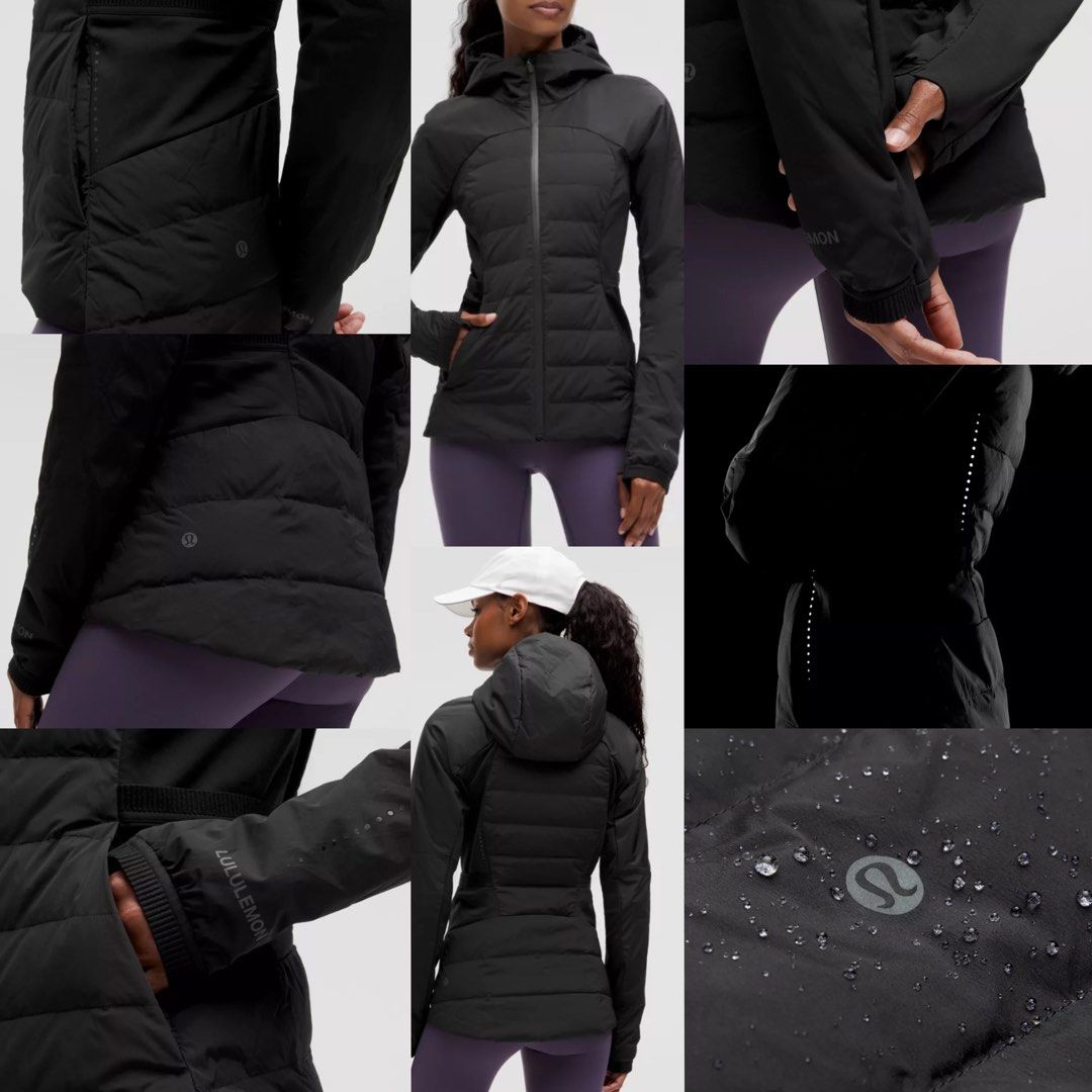 BNWT Lululemon Down for it all jacket Women s Fashion Activewear on Carousell