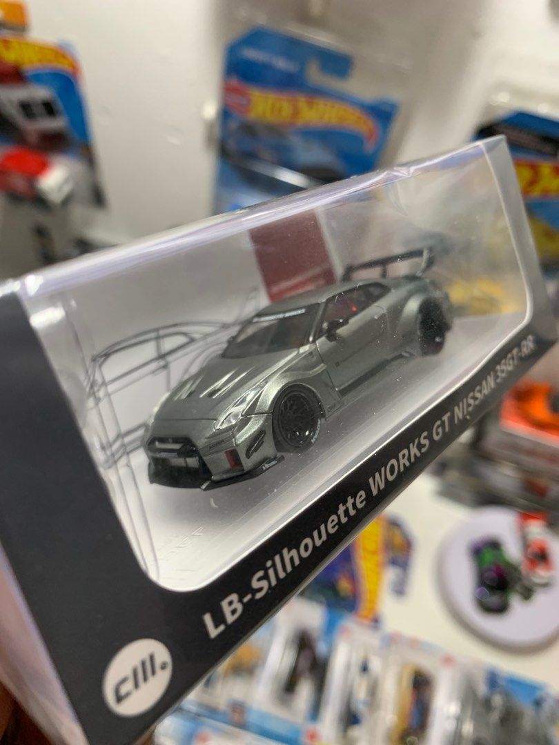 CM model Skyline R34 LB-Silhouette Works Grey, Hobbies & Toys, Toys ...