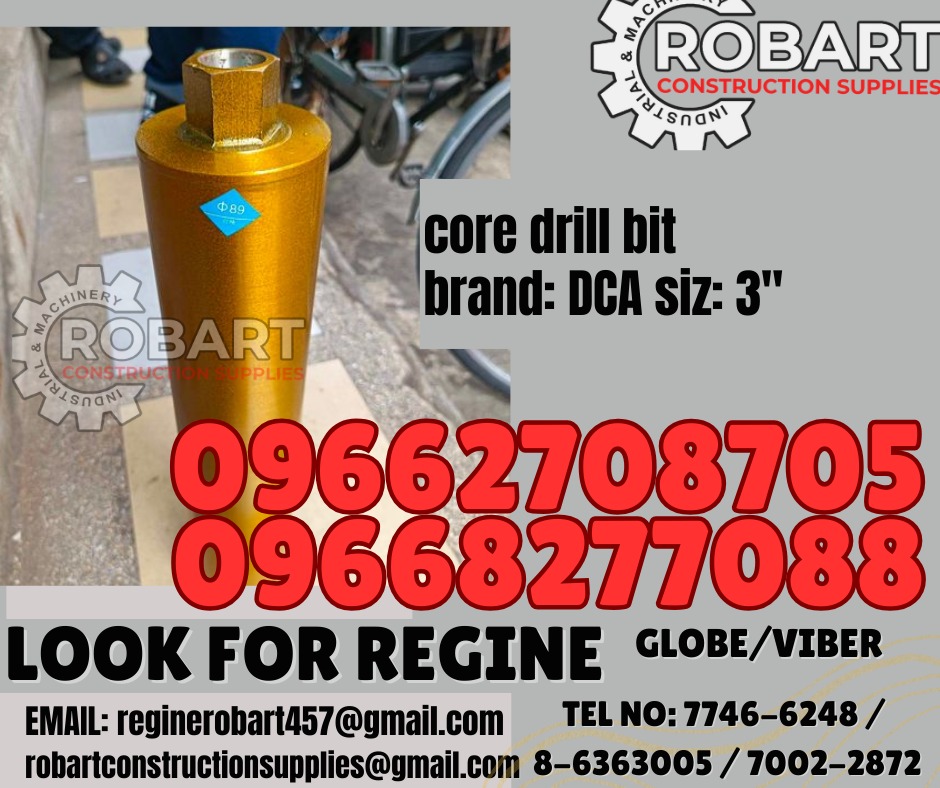 core drill bit brand: DCA siz: 3